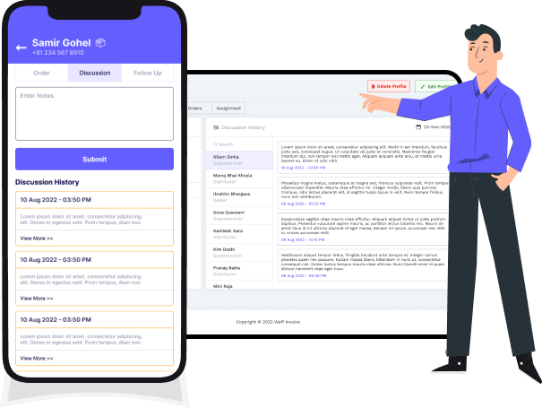 Field sales tracking application - PSM